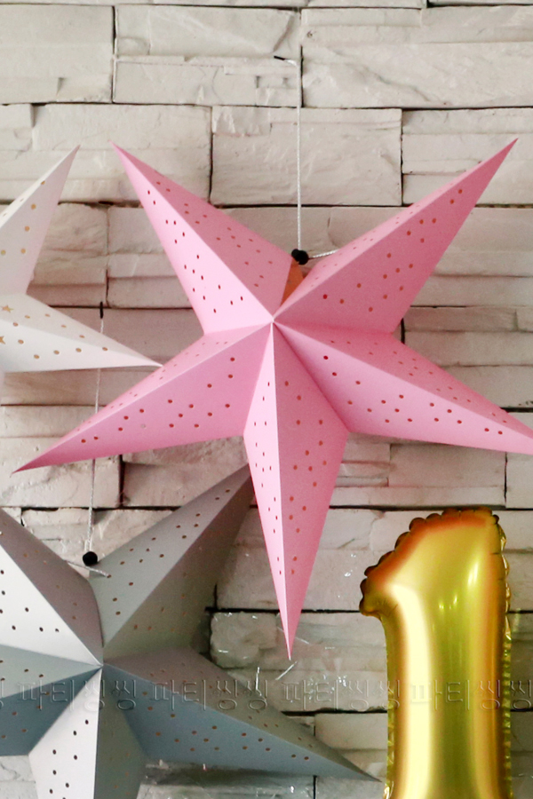 스타 핑크(페이퍼랜턴 별)파티씽씽스타 핑크(페이퍼랜턴 별)
