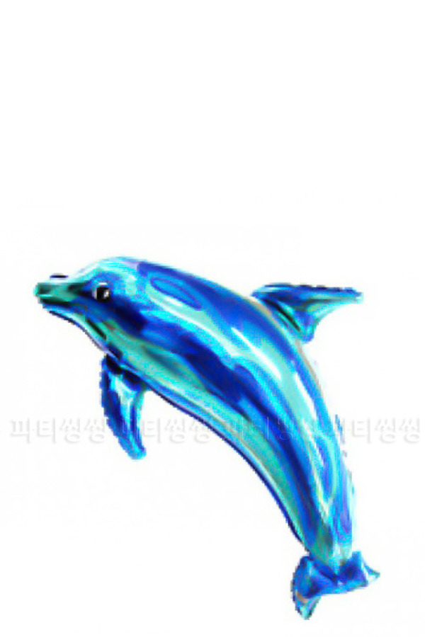 블루 돌핀 대형은박풍선파티씽씽블루 돌핀 대형은박풍선