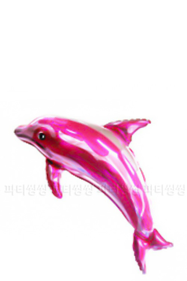 핑크 돌핀 대형은박풍선파티씽씽핑크 돌핀 대형은박풍선